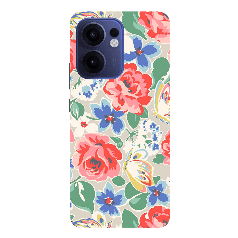 Oppo Reno13 FS Lady roses Transparent Silicone TPU Θήκη